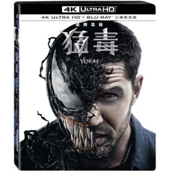 商品名稱：猛毒 UHD+BD 三碟限定版 Venom UHD+BD+Bonus 藍光 BD